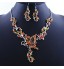 Amazing Butterfly Alloy with Acrylic Necklace,Earrings Jewelry Set(More Colors)  